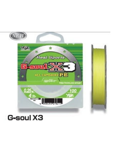 Плетеный шнур YGK G-soul X3