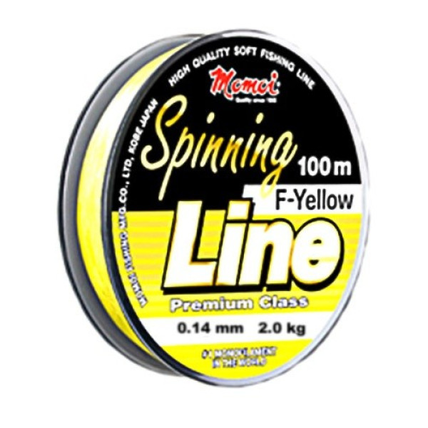 Леска MOMOI Spinning Line F-Yellow