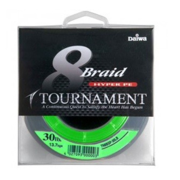 Плетеный шнур Daiwa Tournament 8xBraid (chartreuse - нейновый)