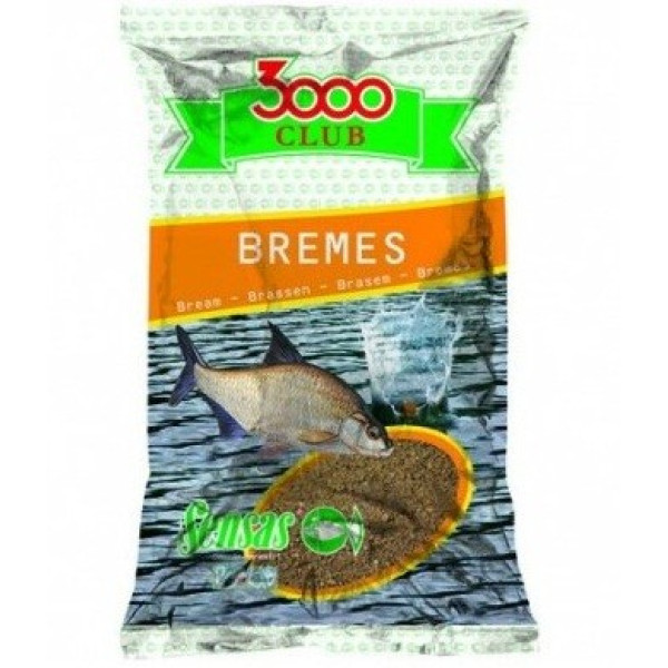 Прикормка Sensas 3000 CLUB Bremes Brun