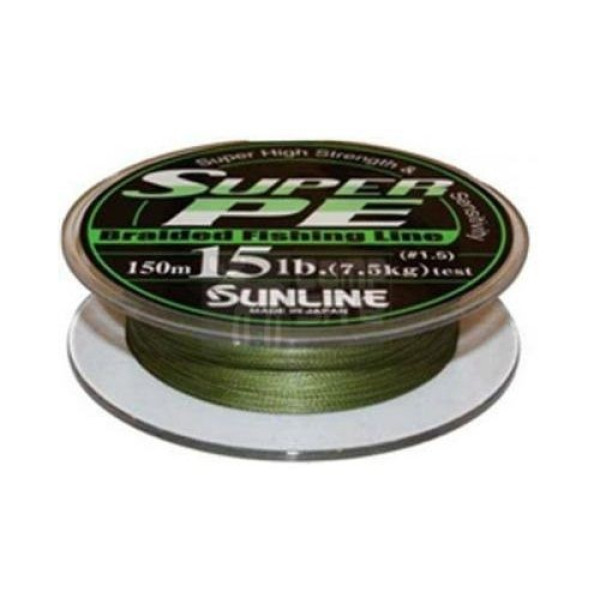 Плетеный шнур Sunline Super PE (Темно-зеленый)