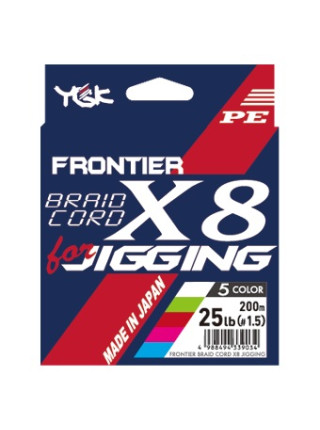Плетёный шнур YGK Frontier Braid Cord X8 for Jigging 200m