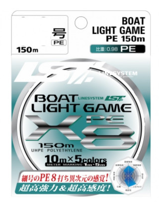 Плетений шнур LineSystem BOAT LIGHT GAME X8 150м