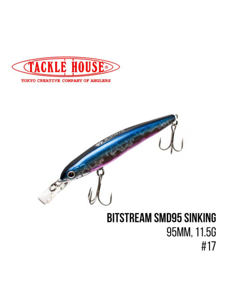 Воблер Tackle House Bitstream SMD95 Sinking (95mm, 11.5g,) (17)