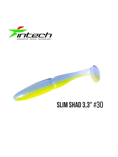 ".Приманка Intech Slim Shad 3,3"(7 шт) (#30)