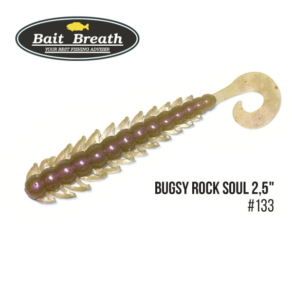 ".Приманка Bait Breath BUGSY 2,5" Rock Soul (12 шт.) (133 Purple Winny)