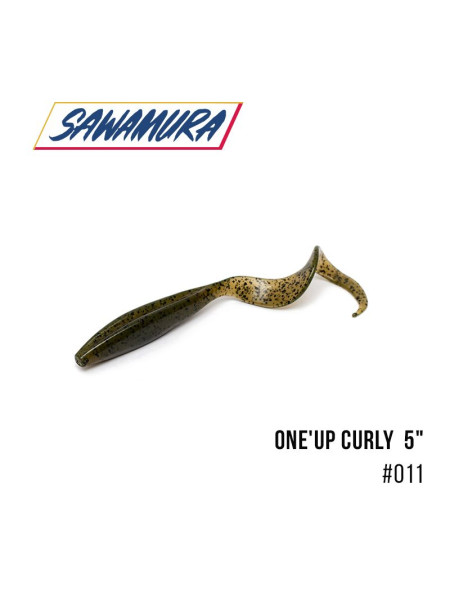 ".Твистер Sawamura One'Up Curly 5" (5 шт.) (011)