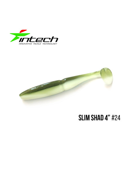 Приманка Intech Slim Shad 4 "(5 шт) (#24)