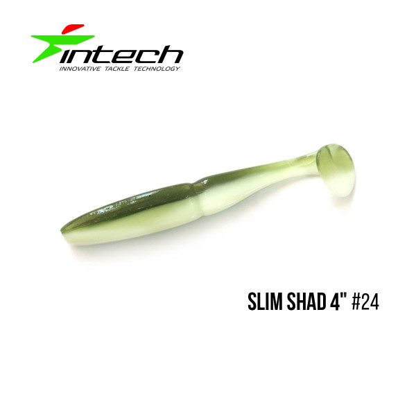 Приманка Intech Slim Shad 4 "(5 шт) (#24)