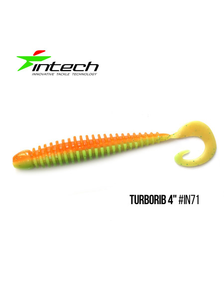 Приманка Intech Turborib 4"(5 шт) (IN71)