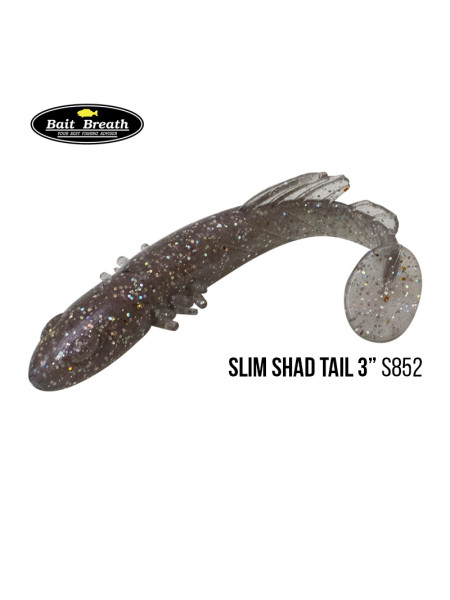 Приманка Bait Breath BeTanCo Shad Tail Slim 3" (8 шт.) (S852 EZO CHIKA)