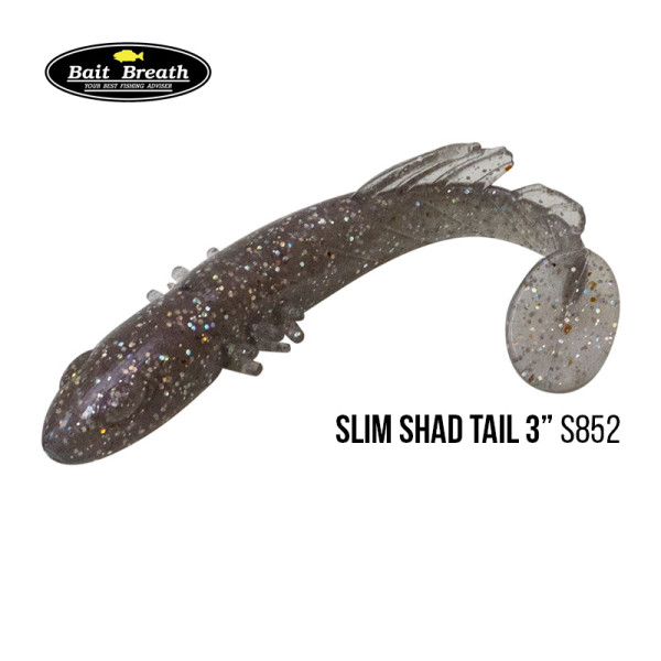 Приманка Bait Breath BeTanCo Shad Tail Slim 3" (8 шт.) (S852 EZO CHIKA)