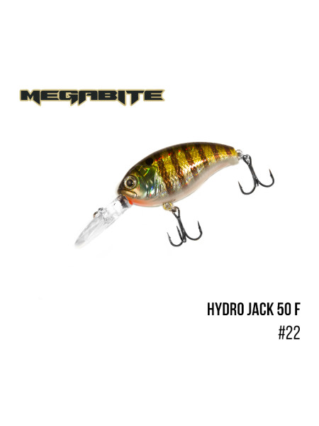Воблер Megabite Hydro Jack 50 F (50 мм, 9,01гр, 3m) (22)