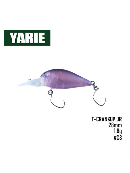 ".Воблер Yarie T-Crankup Jr. F №675 (28mm, 1.8g) (C8)