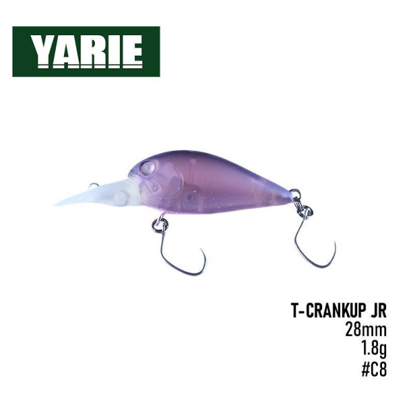 ".Воблер Yarie T-Crankup Jr. F №675 (28mm, 1.8g) (C8)