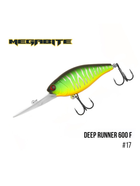 Воблер Megabite Deep Runner 600 F (80 мм, 26.7 гр, 6 m) (17)
