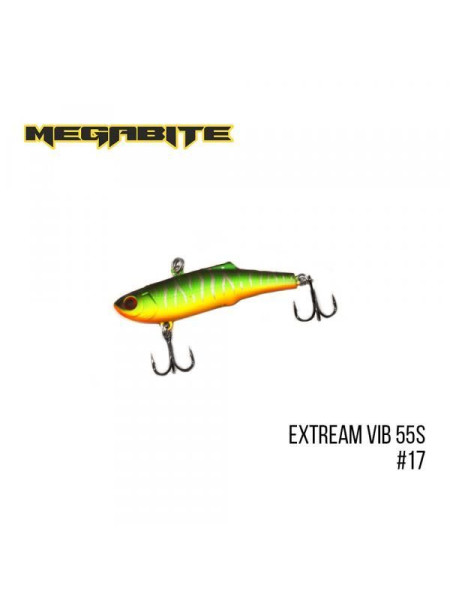 ".Воблер Megabite Extream VIB 55 S (55 mm, 6 g, 4 m) (R39)