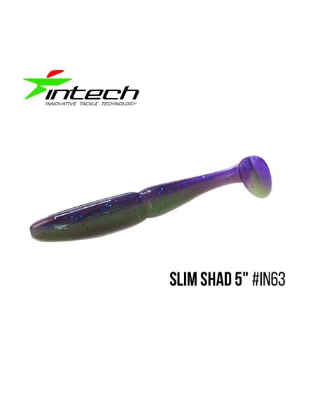Приманка Intech Slim Shad 5" (5 шт) (IN63)