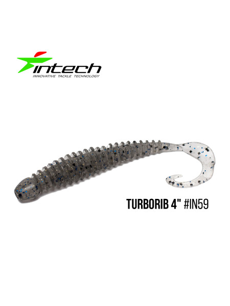 Приманка Intech Turborib 4"(5 шт) (IN59)