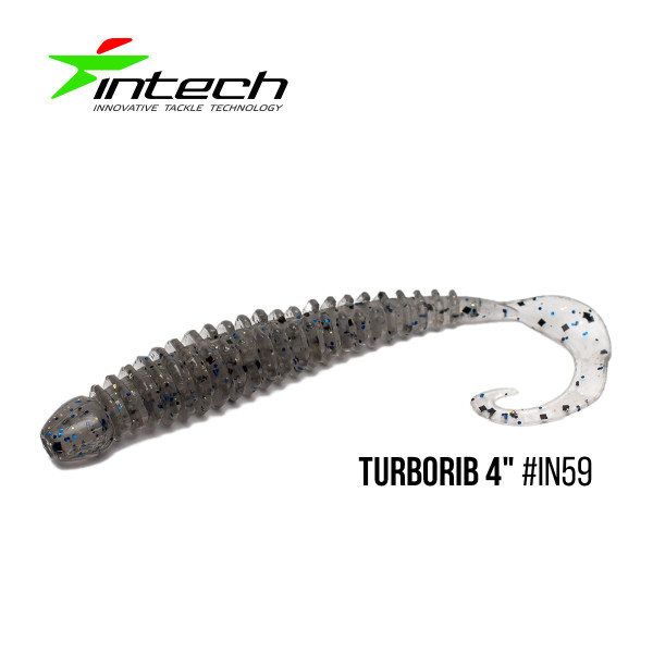 Приманка Intech Turborib 4"(5 шт) (IN59)