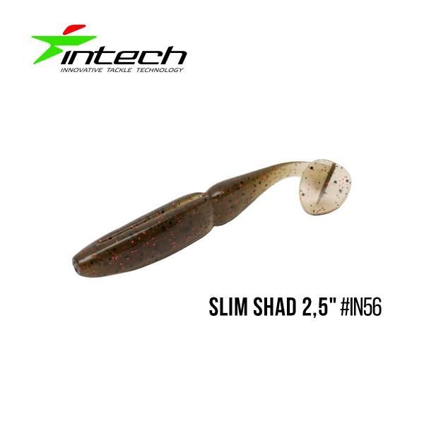 ".Приманка Intech Slim Shad 2,5"(12 шт) (IN64)