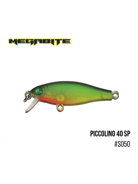 Воблер Megabite Piccolino 40 SP (40 мм, 2,6 гр, 0,3 m) (S050)