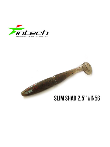 ".Приманка Intech Slim Shad 2,5"(12 шт) (IN56)
