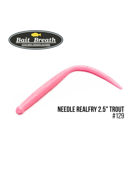 ".Приманка Bait Breath Needle RealFry 2,5" Trout (12шт.) (129 Bubble Gum Pink)