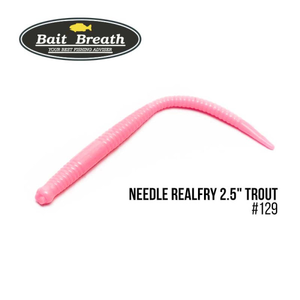 ".Приманка Bait Breath Needle RealFry 2,5" Trout (12шт.) (129 Bubble Gum Pink)