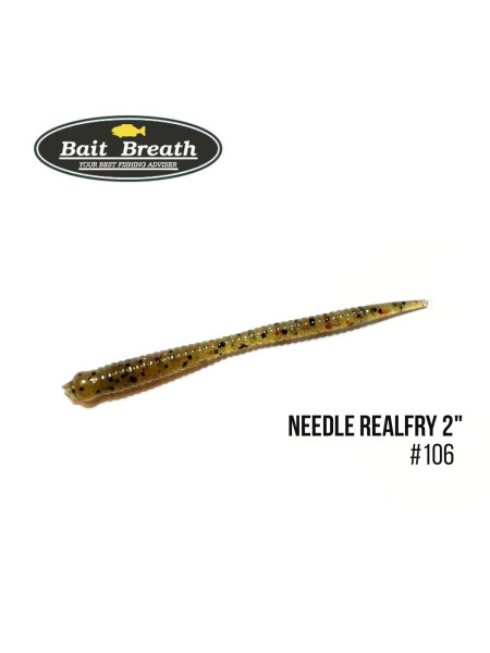 ".Приманка Bait Breath Needle RealFry 2" (15шт.) (106 Watermelon／Seed)