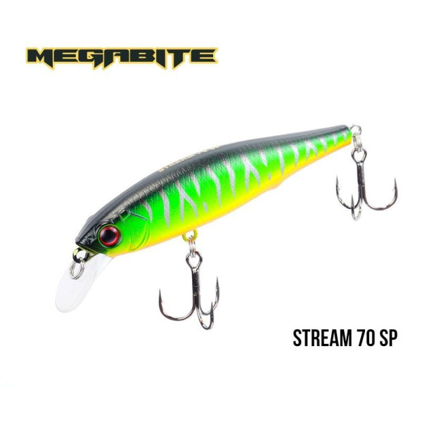 ".Воблер Megabite Stream 70 SP (70 мм, 6,4гр, 0,8m) (17)