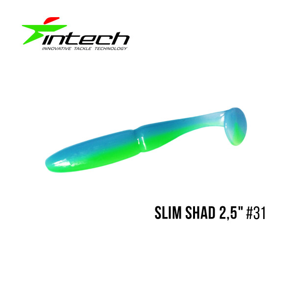 Приманка Intech Slim Shad 2,5"(12 шт) (#31)