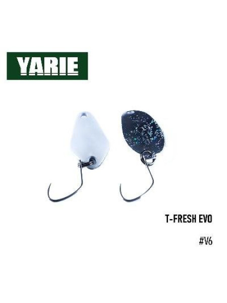 ".Блесна Yarie T-Fresh EVO №710 24mm 1.5g (V6)