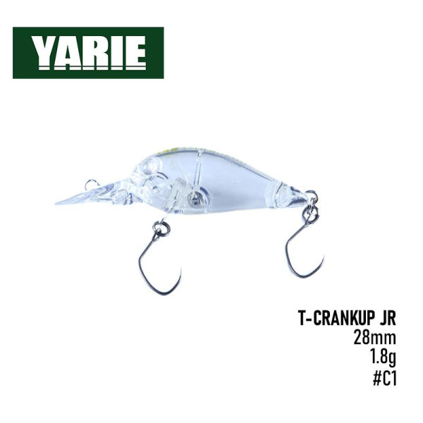 ".Воблер Yarie T-Crankup Jr. F №675 (28mm, 1.8g) (C1)