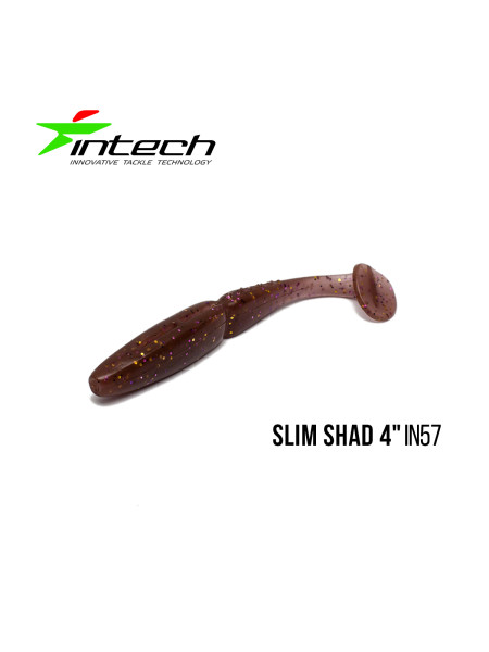 Приманка Intech Slim Shad 4 "(5 шт) (IN57)