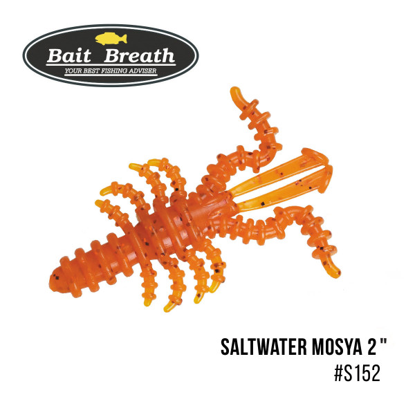 Приманка Bait Breath Saltwater Mosya 2" (10 шт.) (S152 Orange／red)