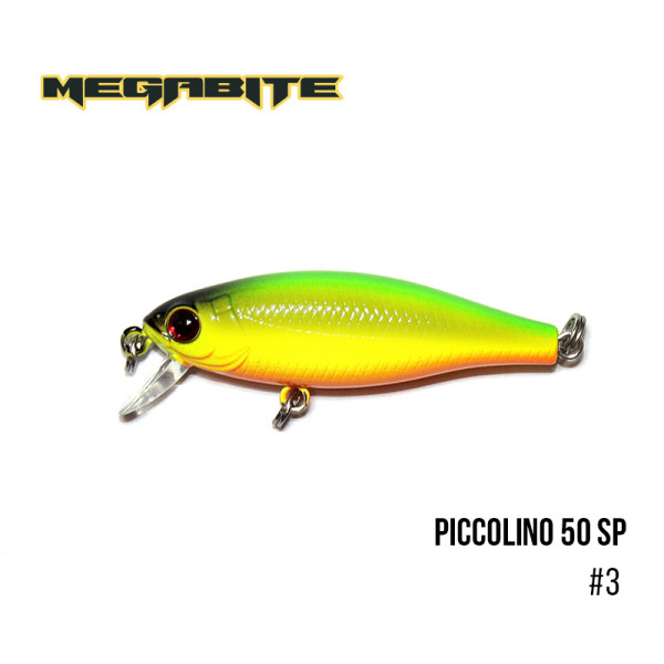 Воблер Megabite Piccolino 50 SP (50 мм, 4,2 гр, 0,5 m) (3)