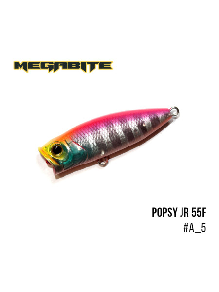 Воблер Megabite Popsy Jr 55 F (55 мм, 7,7 гр) (A_5)
