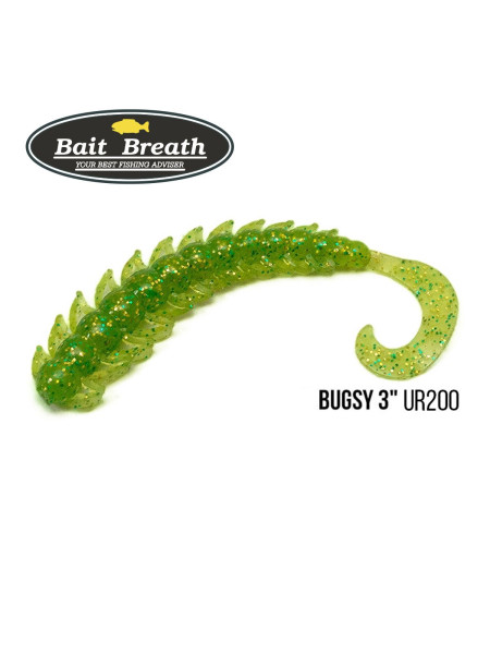 Приманка Bait Breath BUGSY 3" Rock Soul (11 шт.) (Ur200 Chartreuse)