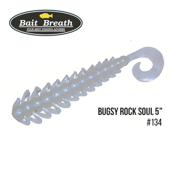 Приманка Bait Breath BUGSY 5" Rock Soul (8 шт.) (134 White Pearl)