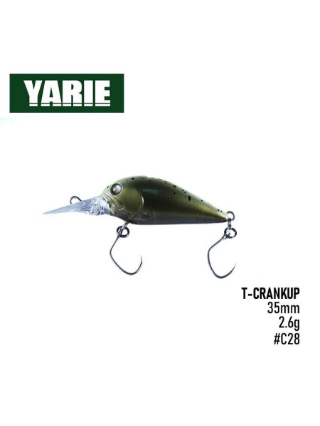 ".Воблер Yarie T-Crankup №675 35LF (35mm, 2.6g) (C28)