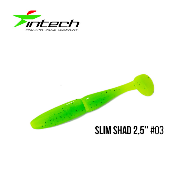 Приманка Intech Slim Shad 2,5"(12 шт) (#03)