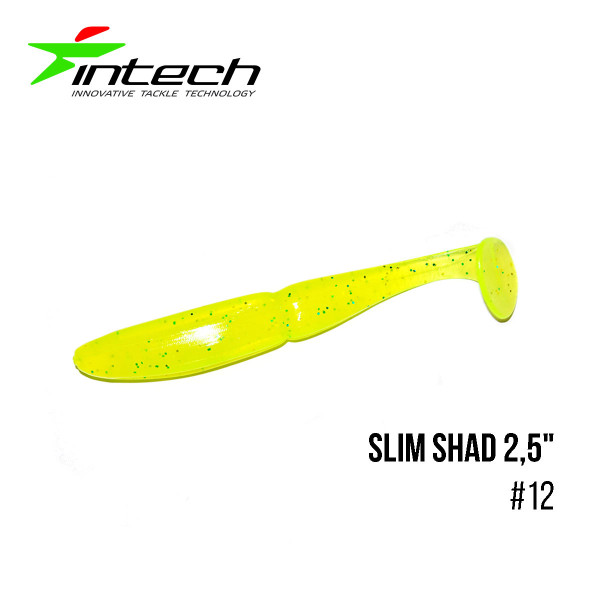 Приманка Intech Slim Shad 2,5"(12 шт) (#12)