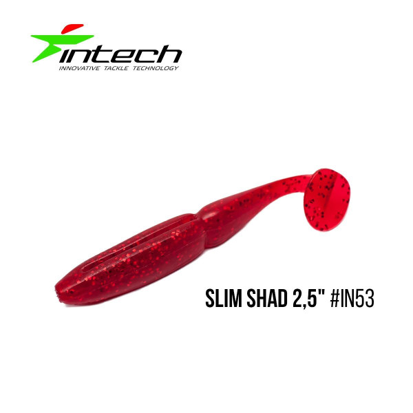 ".Приманка Intech Slim Shad 2,5"(12 шт) (IN53)