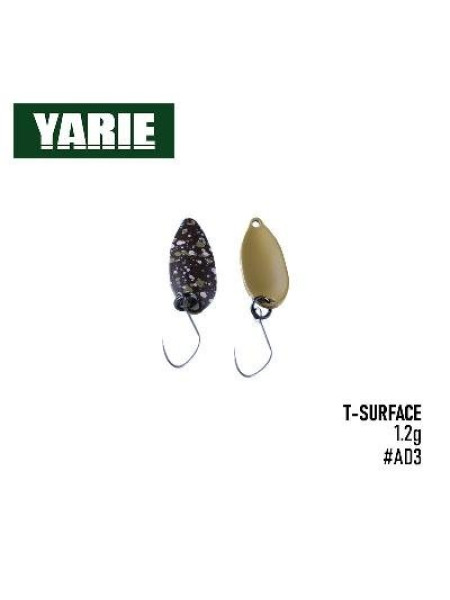 ".Блесна Yarie T-Surface №709 25mm 1.2g (AD3)