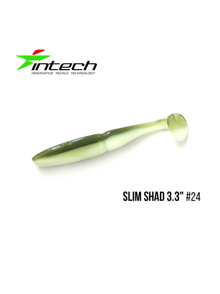 ".Приманка Intech Slim Shad 3,3"(7 шт) (#24)