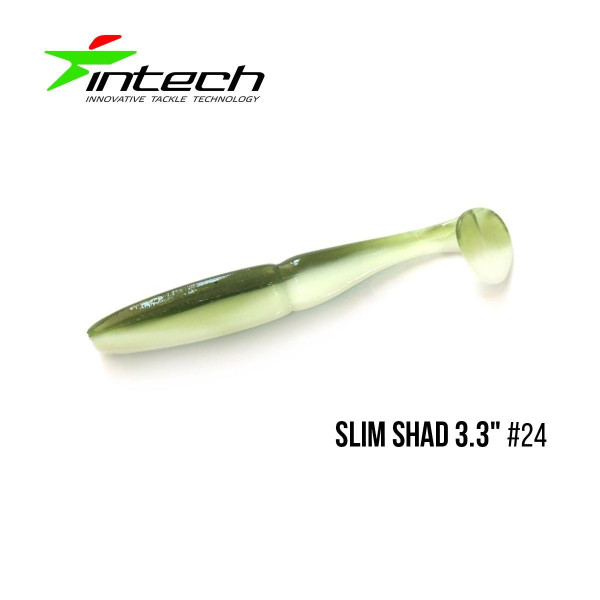 ".Приманка Intech Slim Shad 3,3"(7 шт) (#24)