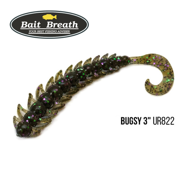 Приманка Bait Breath BUGSY 3" Rock Soul (11 шт.) (Ur822 GreenPumpkin／Candy)