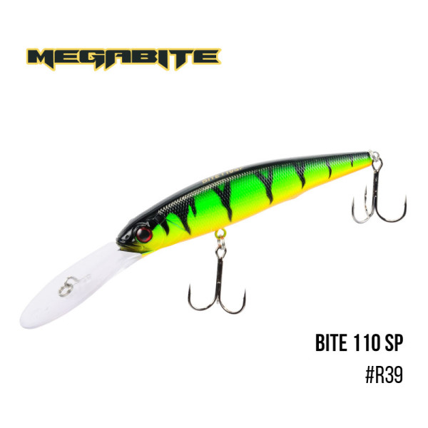 Воблер Megabite Bite 110 SP ( 110мм, 23,6гр, 6m) (R39)