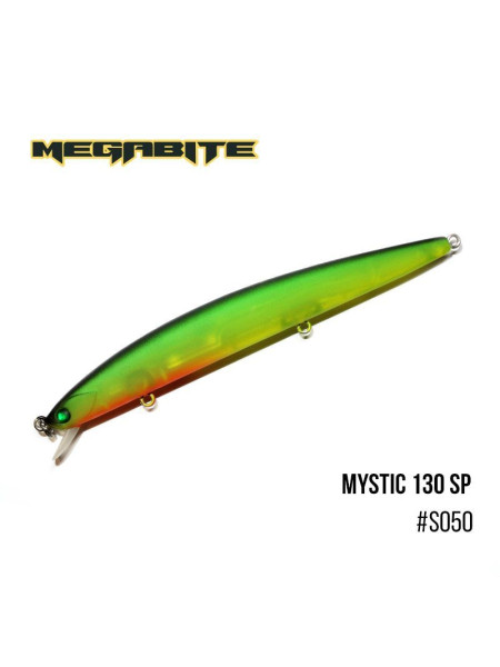 ".Воблер Megabite Mystic 130 SP (130 мм, 18,4 гр, 0,5 m) (S050)